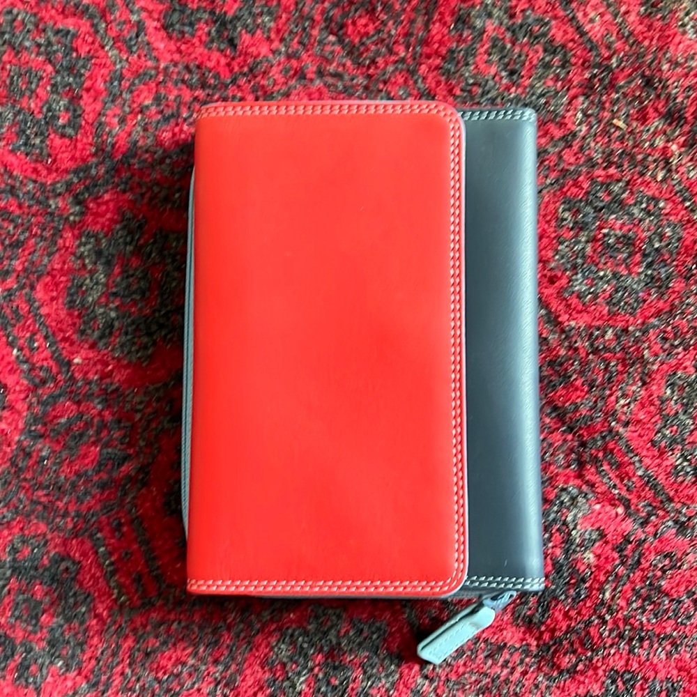 Passport wallet MYWALIT. Lovely colors. Never used.
